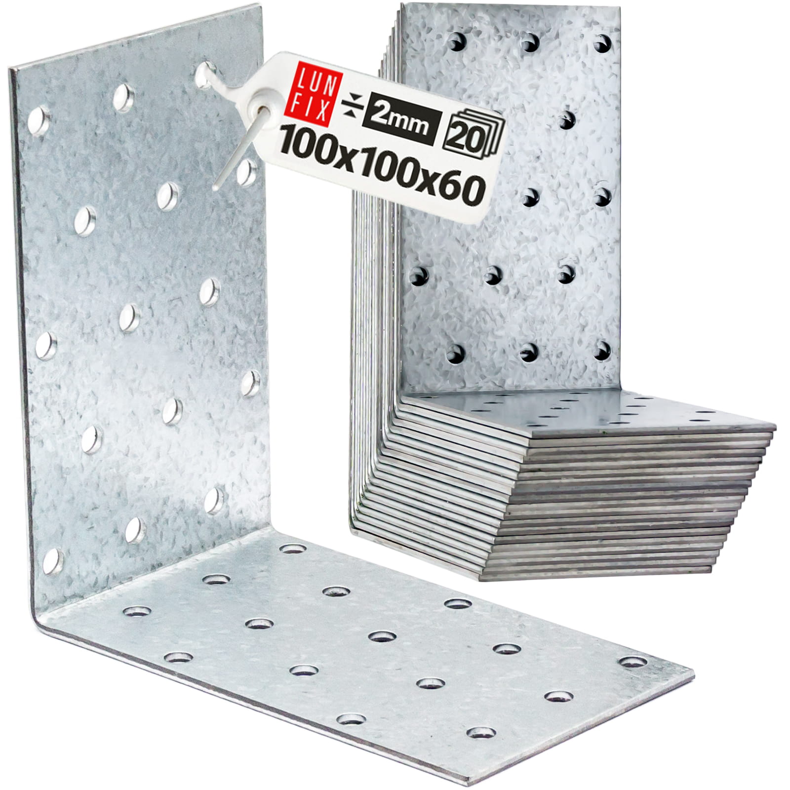 Kątownik montażowy 100x100x60x2 20szt.