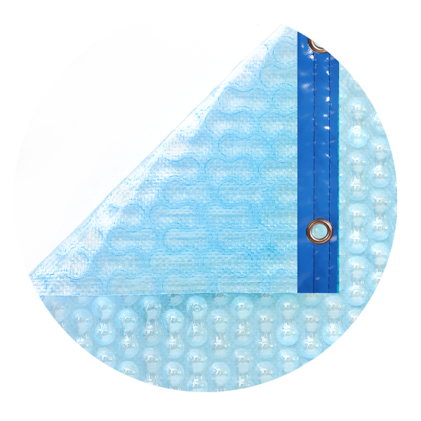 Bâche thermique 800 microns Geobubble Sol+Guard de 4,5 x 2,5m avec renfort dans les largeurs - 4