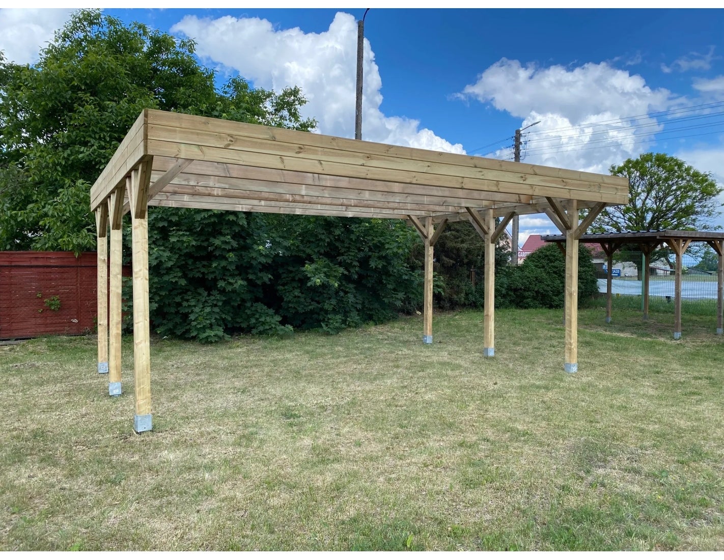Carport, abri de voiture 6.06x5.03 m - 30.48 m2 - CAR5 - ALTANKA - 7
