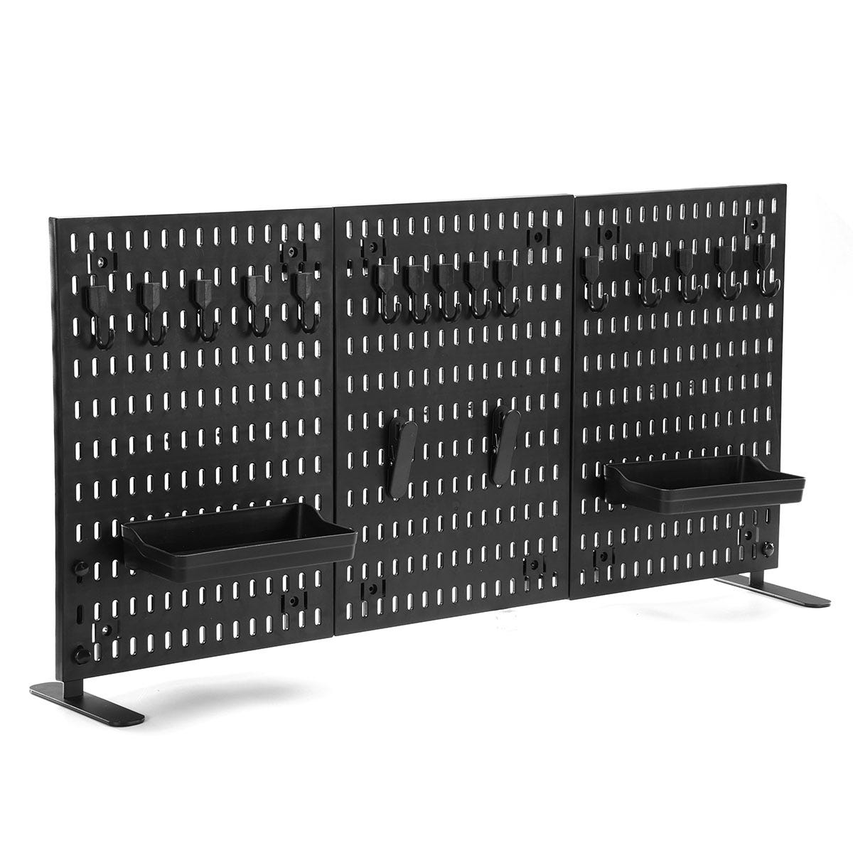 Hogurity - Tablero De Clavijas, 4 Paneles Grandes De Metal Resistentes