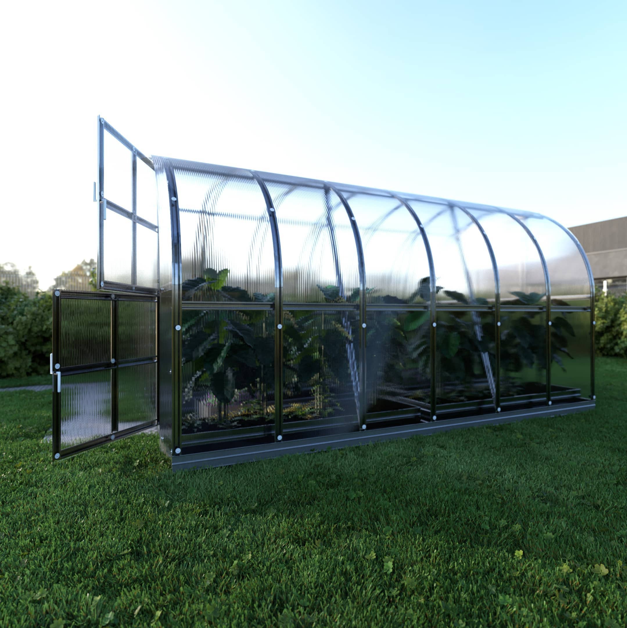 Serre de jardin KLASIKA ARCH 3 x 2 m (6 m²), 6 mm avec revêtement en polycarbonate - 3