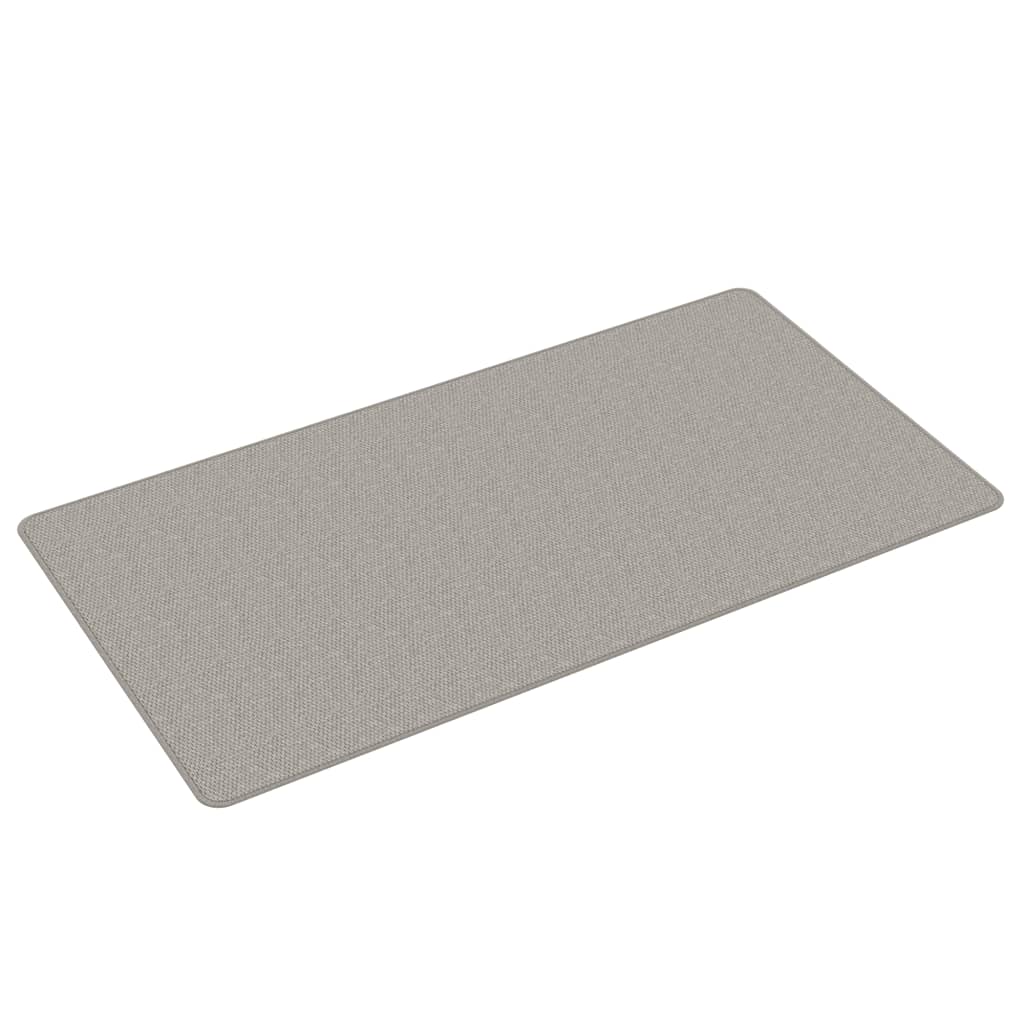 Alfombra de pasillo | tapete de pasillo con aspecto de sisal gris taupe 80x150 cm cfw65343
