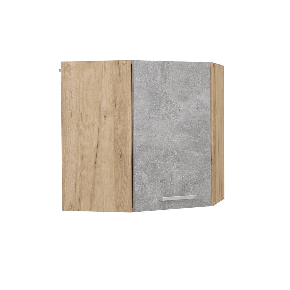 Vicco Szafka wisząca narożna R-Line, Beton, 57 cm