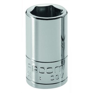 Douille Facom 1/4" 12 Pans - R.1/4E Pour Clé à Douille 1/4 Pouce, Dimensions 11,2 Mm