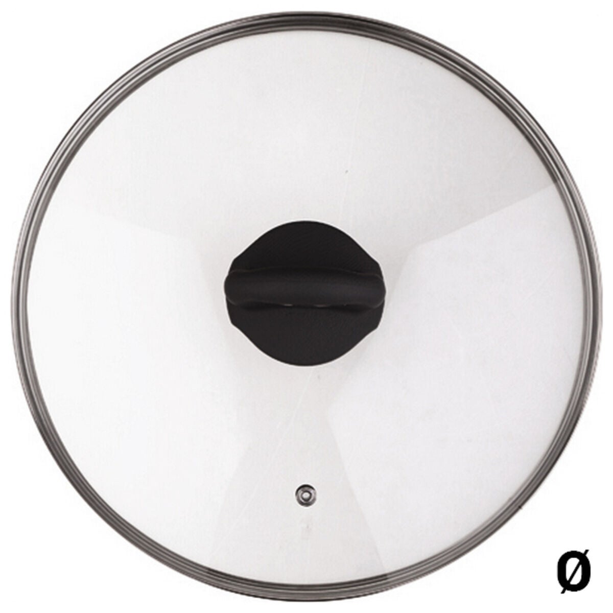 Coperchio In Vetro Per Pentole - Diametro 28 Cm - Con Bordo Inox E Pomolo In Bakelite - Resistente Al Calore - Foto 8