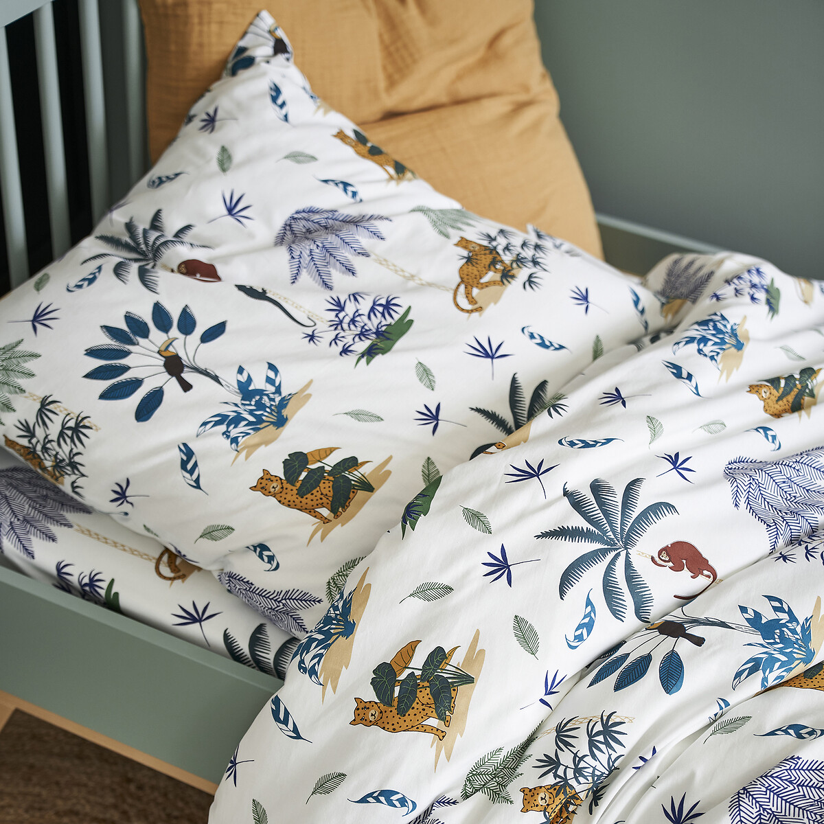 Housse de couette coton biologique, Petite Jungle - Imprimé - 140 x 200 cm - 2