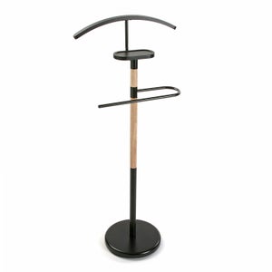 HAKU Möbel Cameriere Da Uomo In Metallo Nero – Altezza 116 Cm, Mensola 12 Cm – Stile Moderno - 3