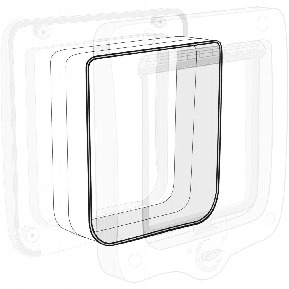 Tunnel Estensione Trixie Per Gattaia - Bianco, 15.5x16.2 Cm, Montaggio Facile