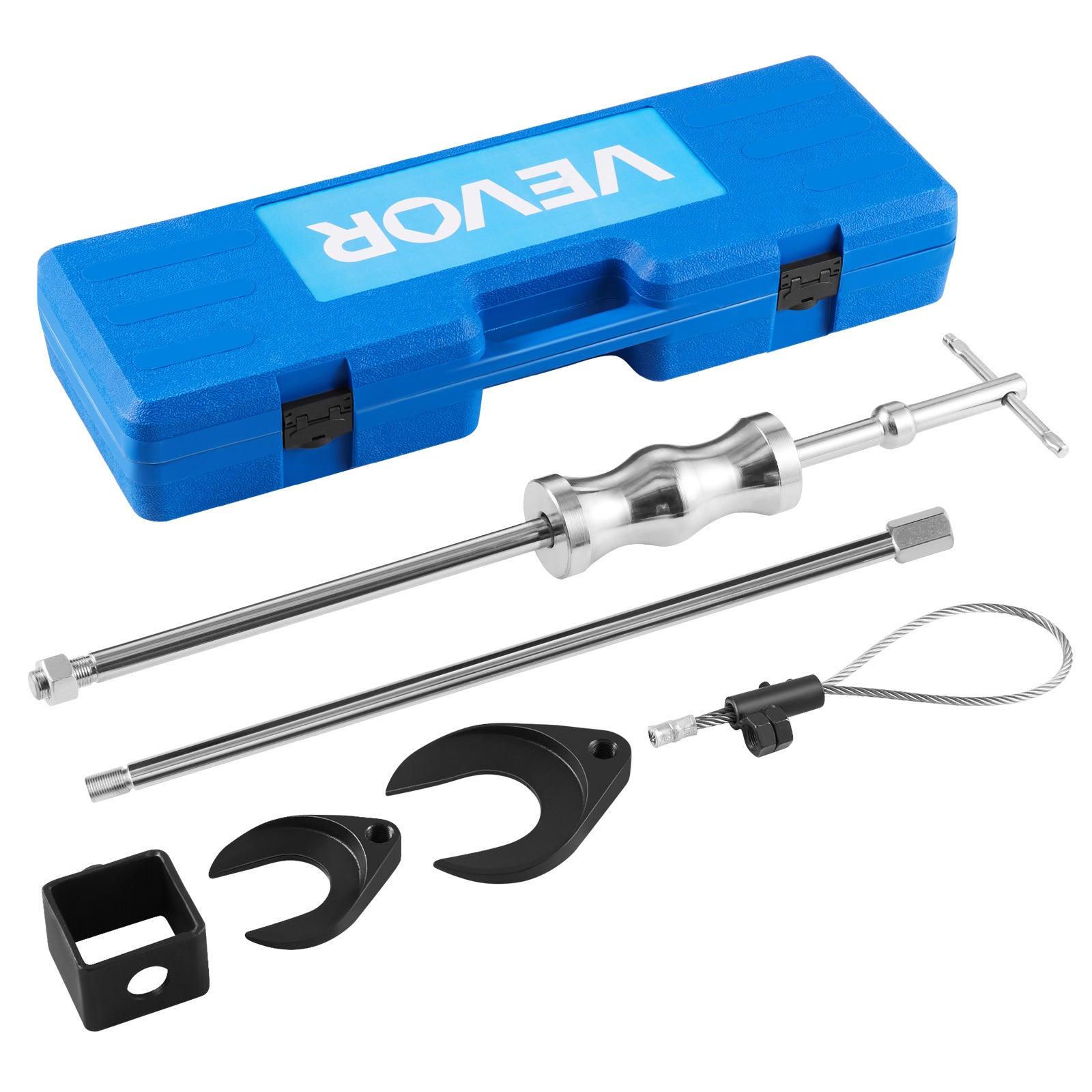 Kit demontare arbore cardanic VEVOR cu ciocan culisant și furci de 51 și 63,5 mm, sculă pentru articulație CV, atelier mecanic