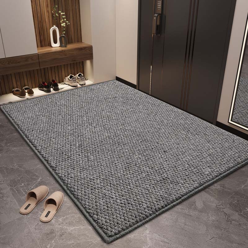 Alfombra antideslizante imitando el sisal, alfombra lavable y apta para mascotas, alfombra duradera y resistente a arañazos, para salón（60*90）