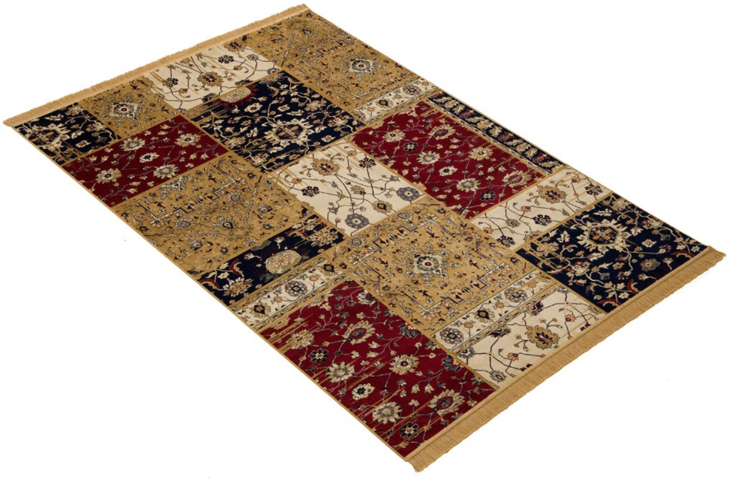 Nowy nowoczesny dywan z krosnem mechanicznym - 140x95 cm