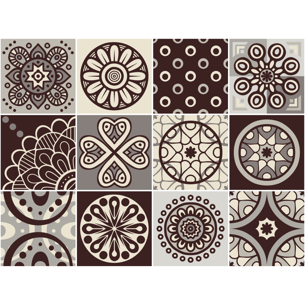 12 adesivo piastrelle azulejos Pisco - Sticker adesivo - adesivi murali - 12stickers15x15cm - 2