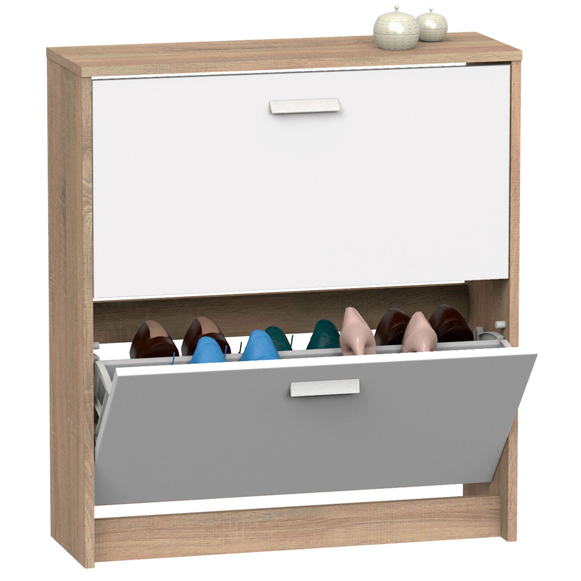 Scarpiera da parete – Una soluzione di stoccaggio in legno