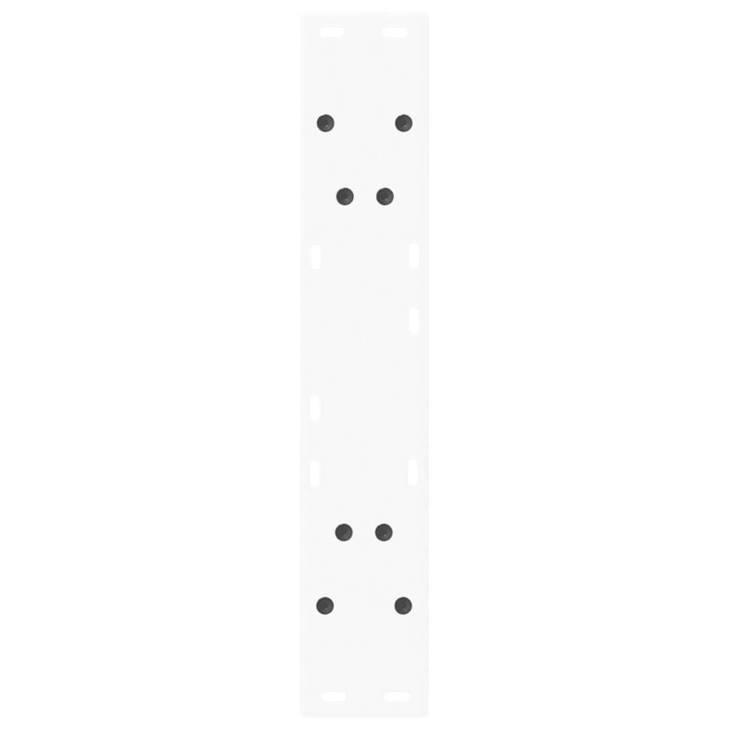 Pernas de mesa de centro em forma de V 2 unidades de aço branco - COMFORTXL - 7