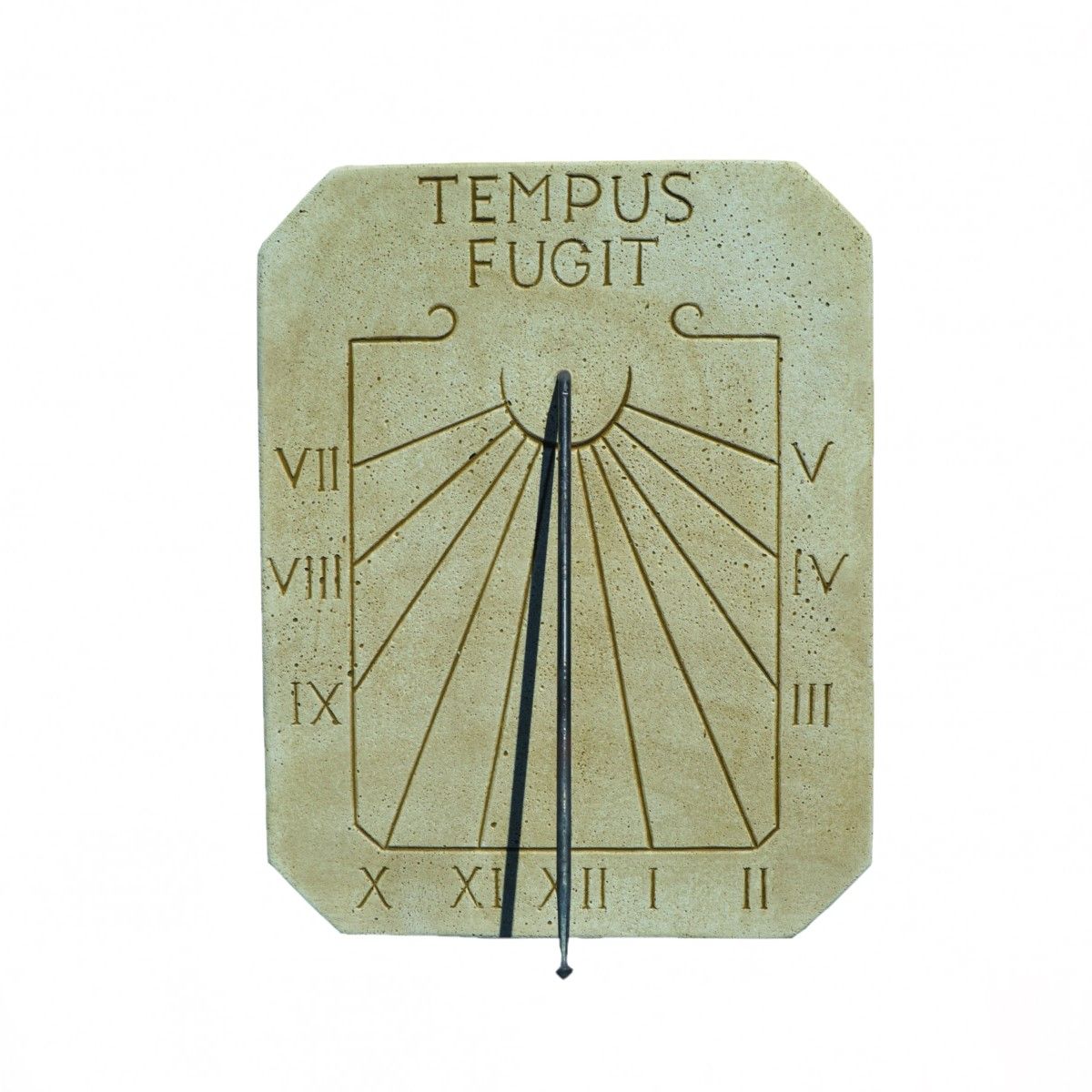 Reloj de Sol Tempus Fugit de Hormigón Piedra Leroy Merlin