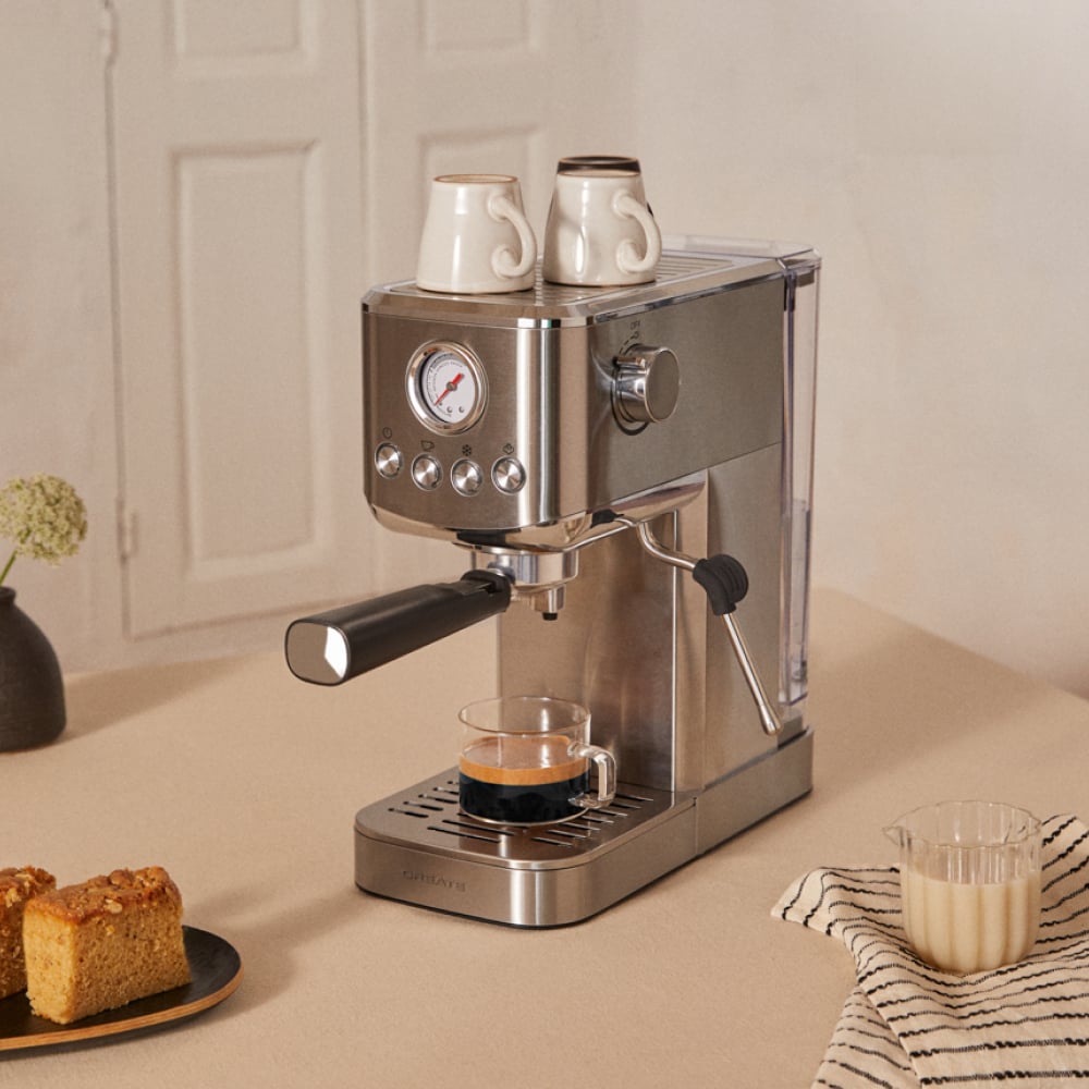 CREATE - THERA CLASSIC COMPACT - Ekspres do kawy espresso z funkcją zimnej kawy - Inox