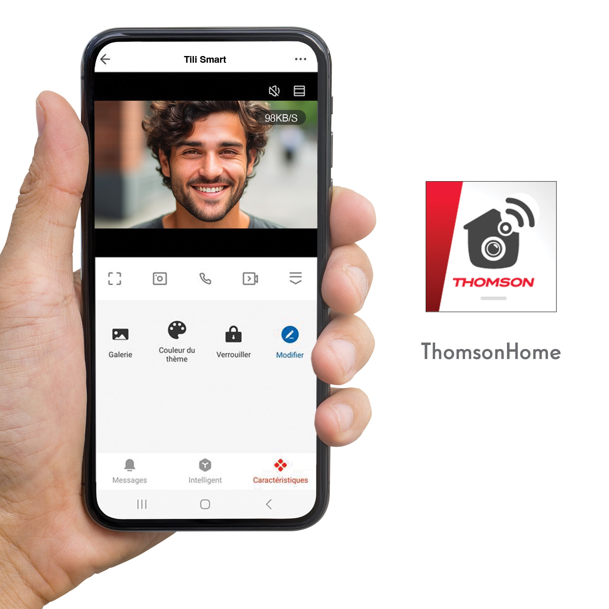 Visiophone filaire connecté - Tili Smart - Thomson - 512273 - 5