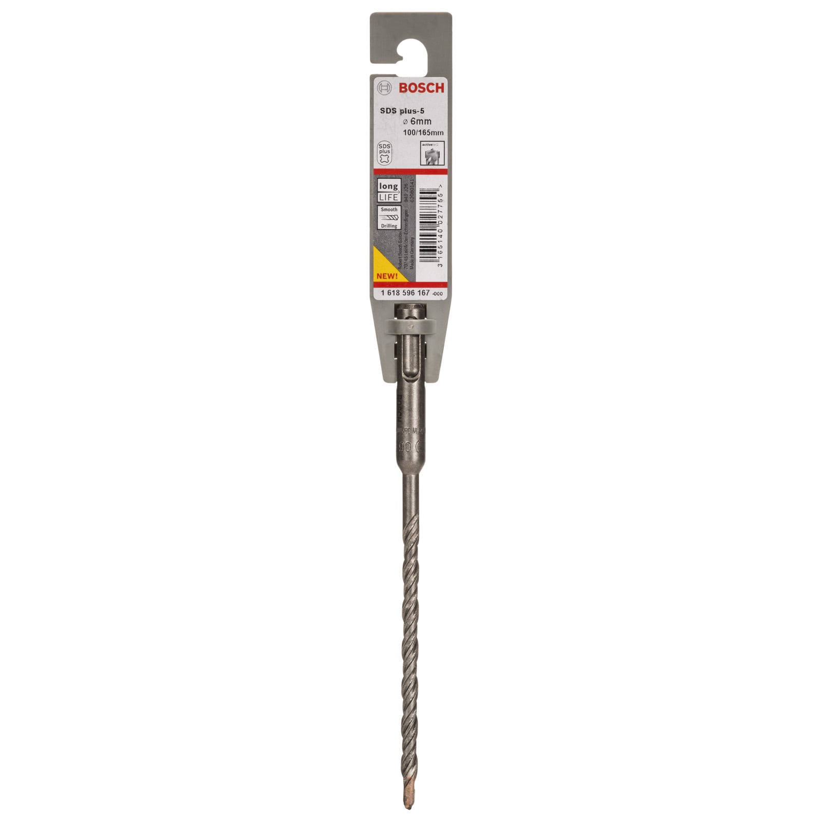 Bosch Professional - Foret 6mm SDS PLUS-5 6x100x165mm2 taillants - 1618596167 - 6