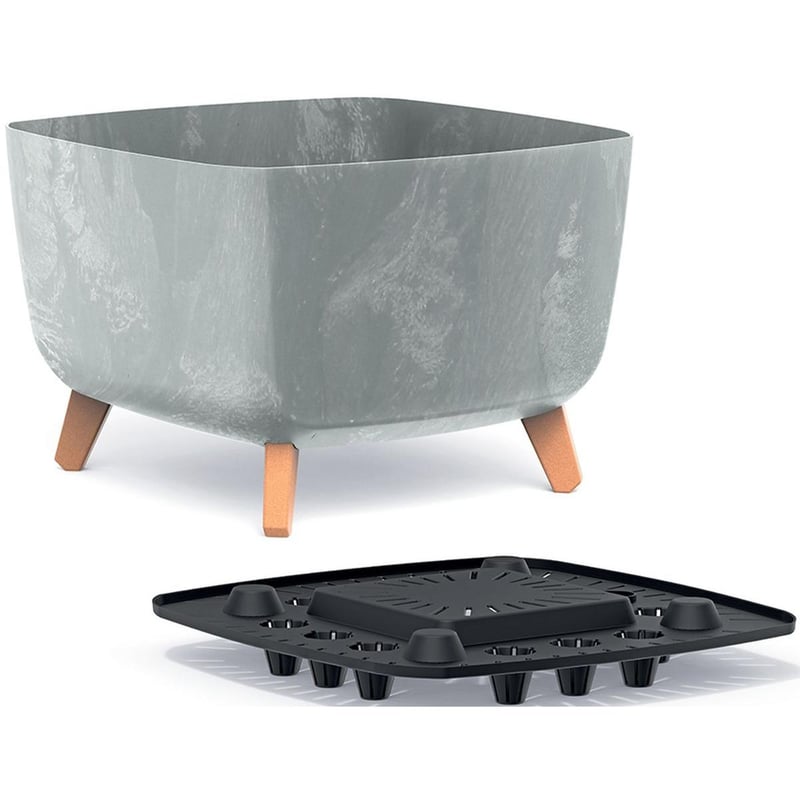 Doniczka Gracia Square Beton Effect 29x29 cm