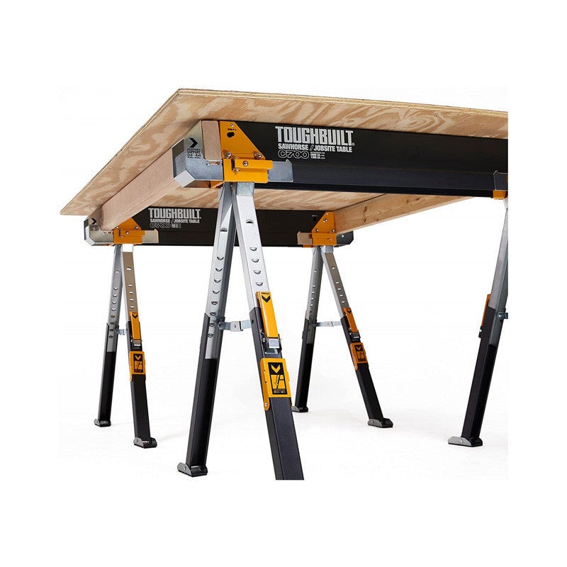 Pack de 2 tréteaux-table réglables C700 (Capacité 1180kg/paire) - TOUGHBUILT TB-C700-2-XEA - 2