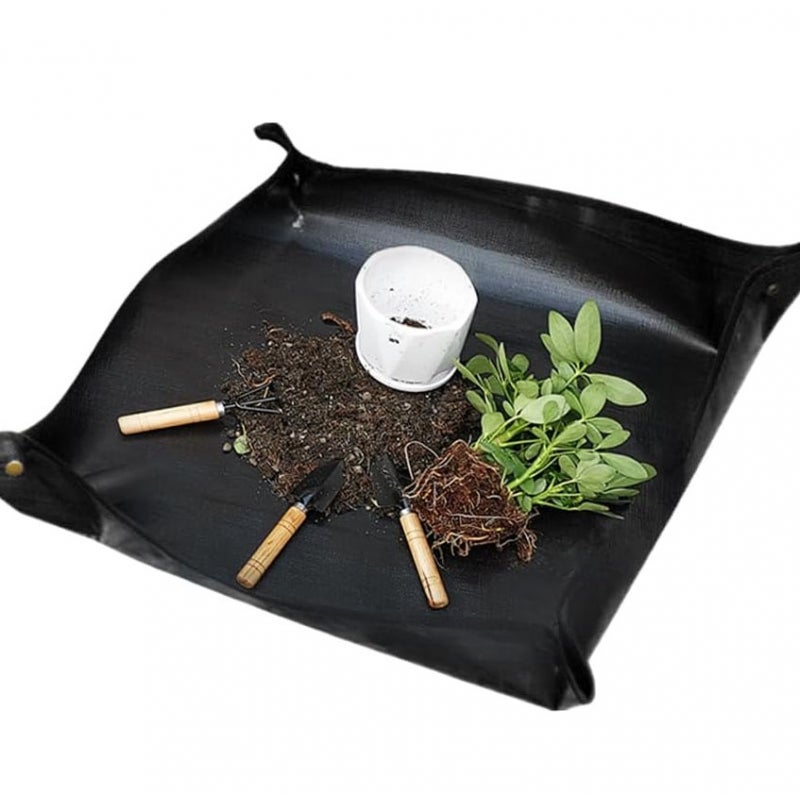 Mata do przesadzania, składana mata ogrodnicza 100x100 cm, wodoodporna mata do roślin, duża mata do przesadzania roślin