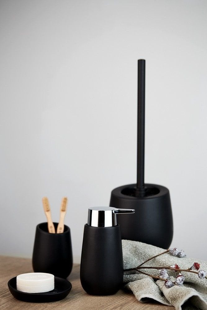 Mug brosse à dents BADI, noir, WENKO, WENKO - 4