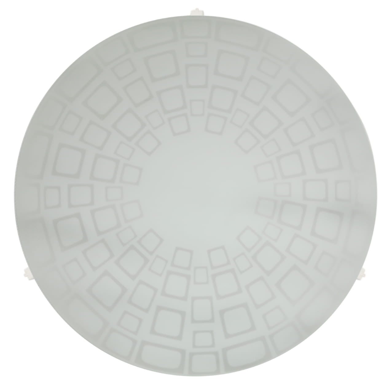 Plafon Ingrid okrągły biały 1xE27x20W wym: 9 x 30 cm IP20 szkło Candellux