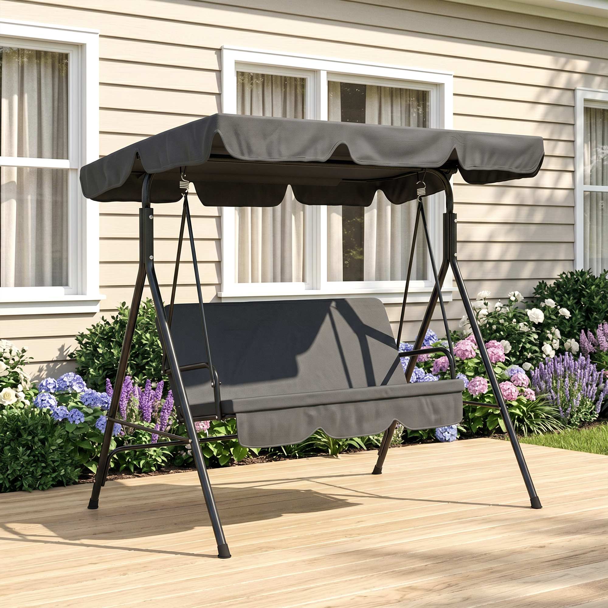 Balancelle de jardin 3 places - 9