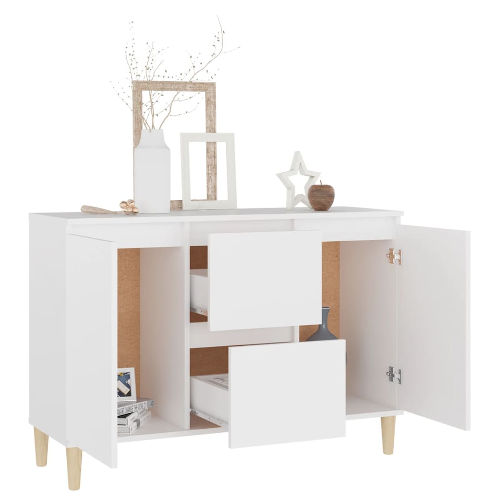 vidaXL Credenza Bianca 103,5x35x70 cm in Truciolato - 7