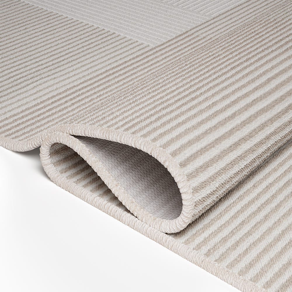 Pinoto Alfombra grande de diseño contemporáneo y moderno - Beige (290x200 cm ...
