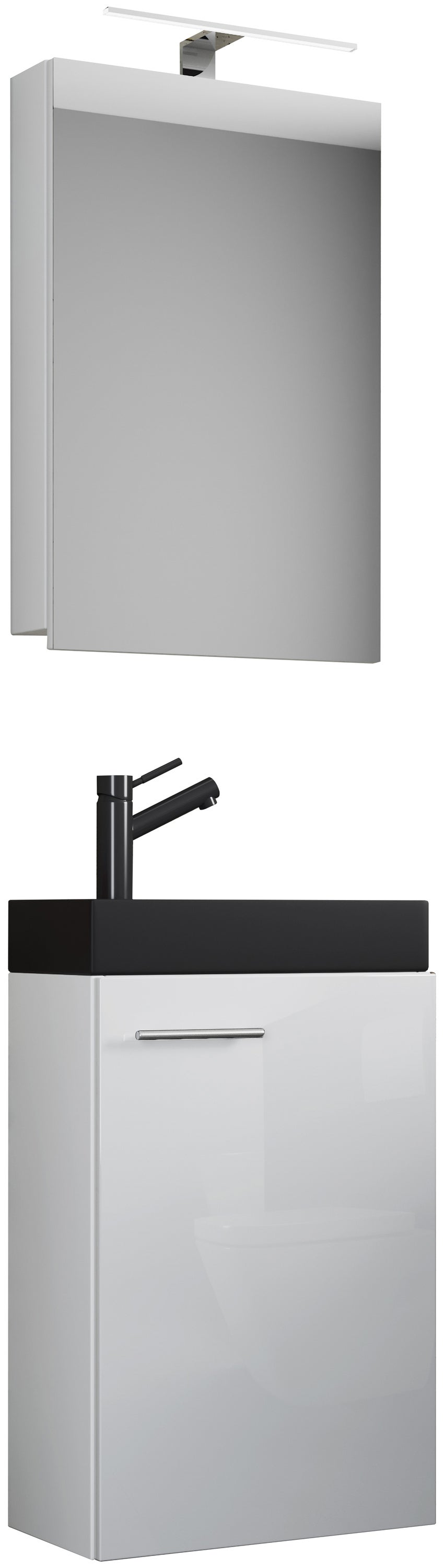 umywalka do mebli łazienkowych Slito Biały W. 130 x S. 41 x G. 22 cm