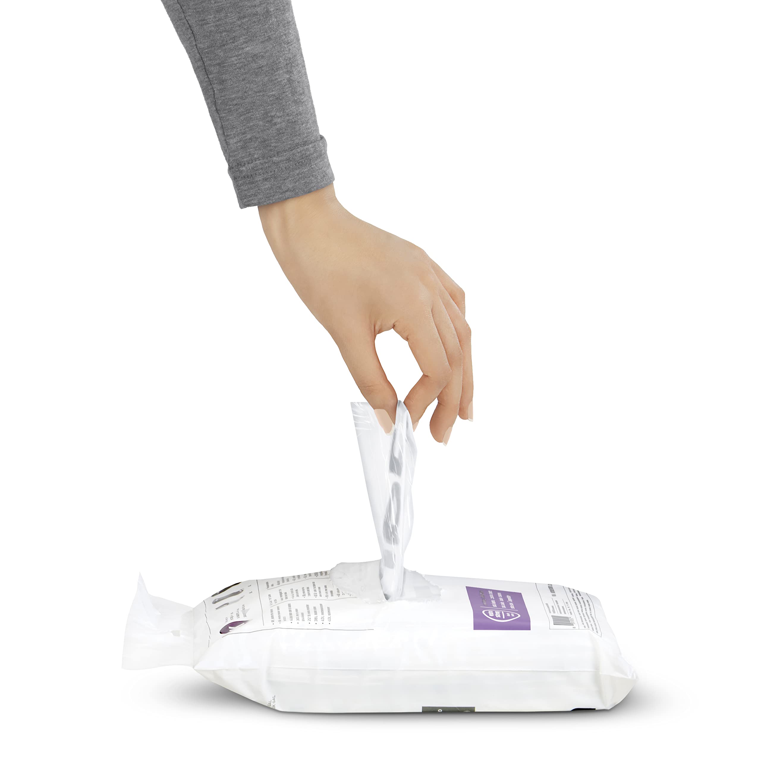 simplehuman CW0278 sacchi spazzatura, sacchetti su misura codice D, trasparente, 3 x confezione da 20 (60 sacchetti) - 6