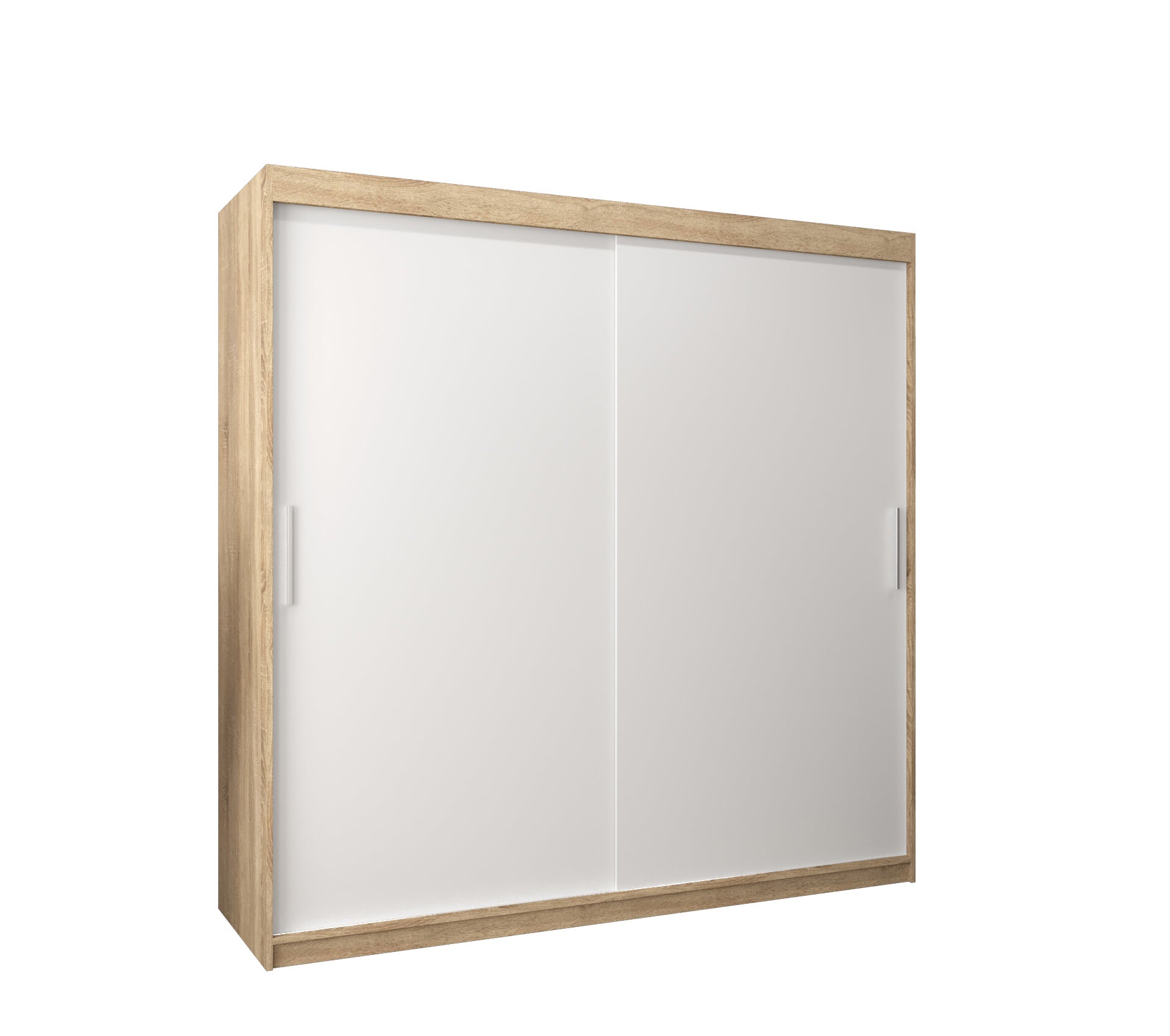 Szafa przesuwna garderoba TOKYO 200 x 62 x 200 cm Sonoma + Biały - Abiks Meble