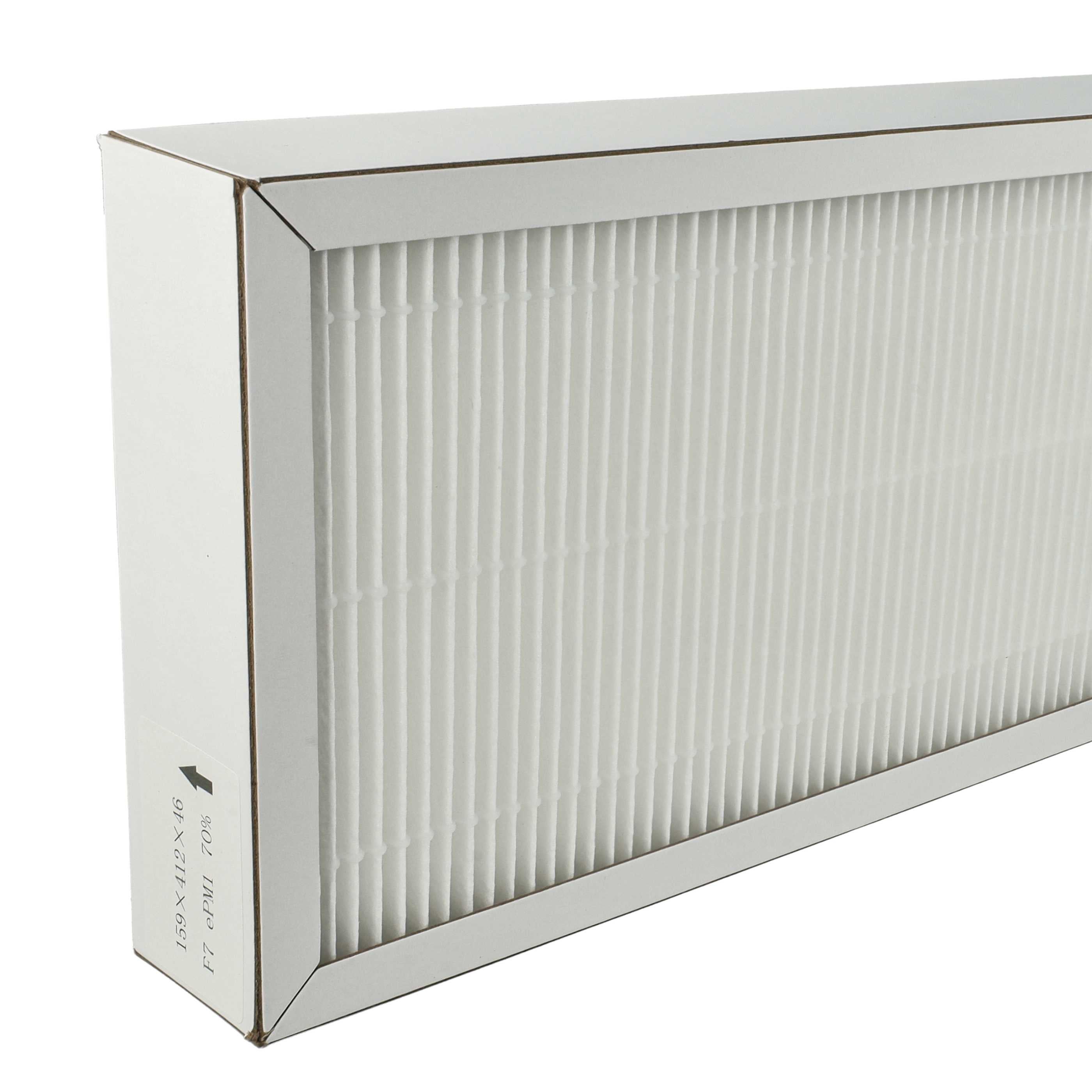 vhbw 2x Filtro de aire F7 reemplaza Pluggit ADFG4F7-310 para ventilador, unidad de ventilación - Blanco - 5