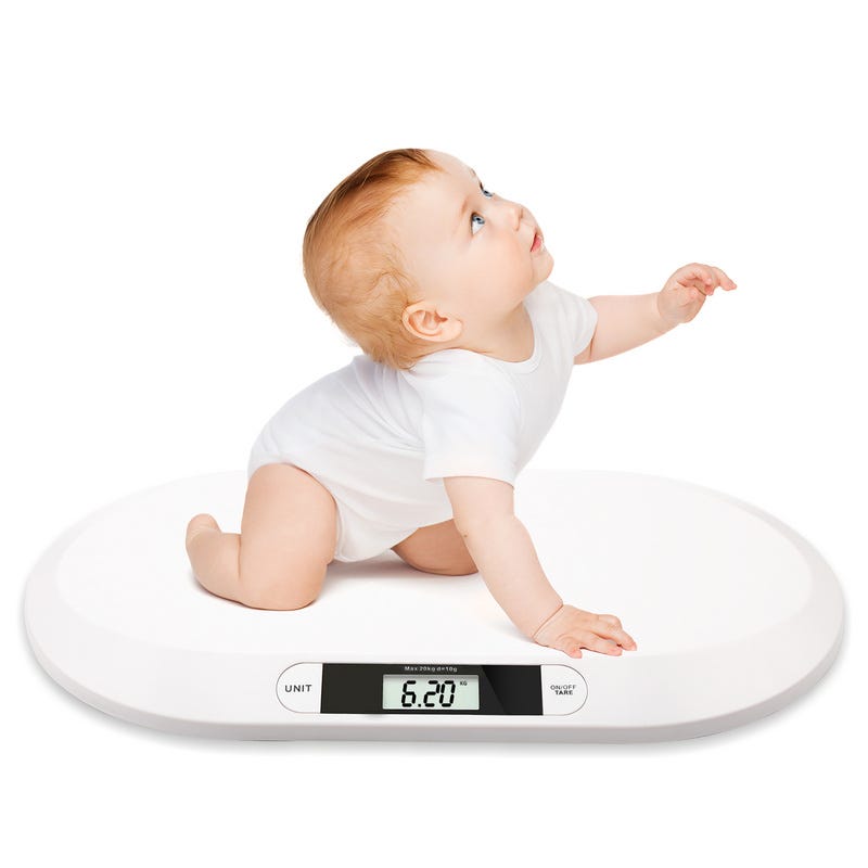 Balance En Pesar Pesabebés Con Batería Digital Pantalla LCD Balanza Electrónica de ...