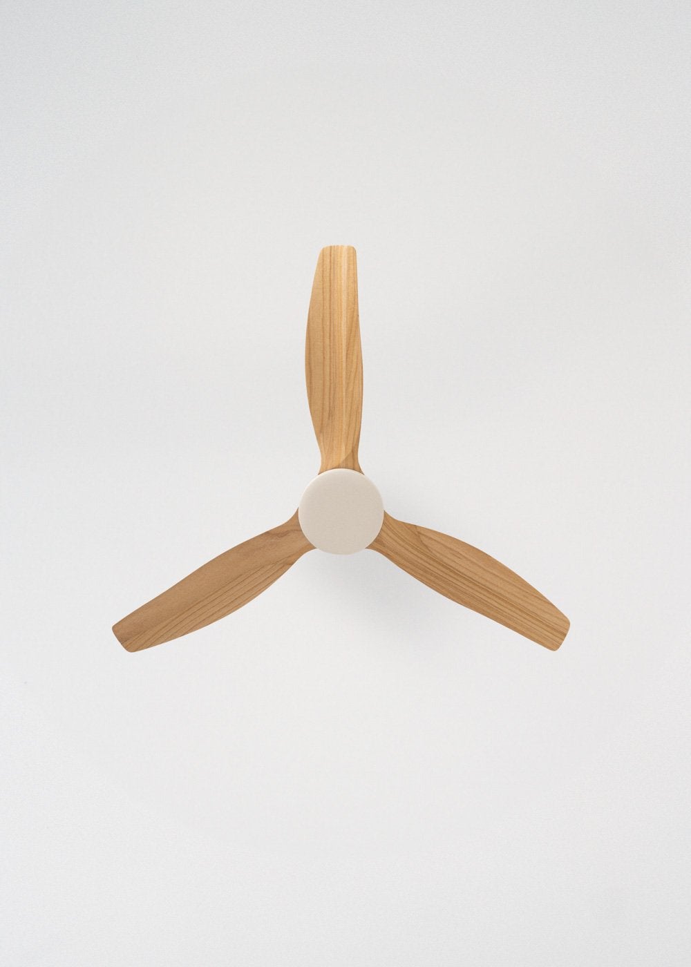 WIND CALM S - Ventilador de teto silencioso de 40 W com pás técnicas em ABS de vários tamanhos - Com luz - sem wifi - 7