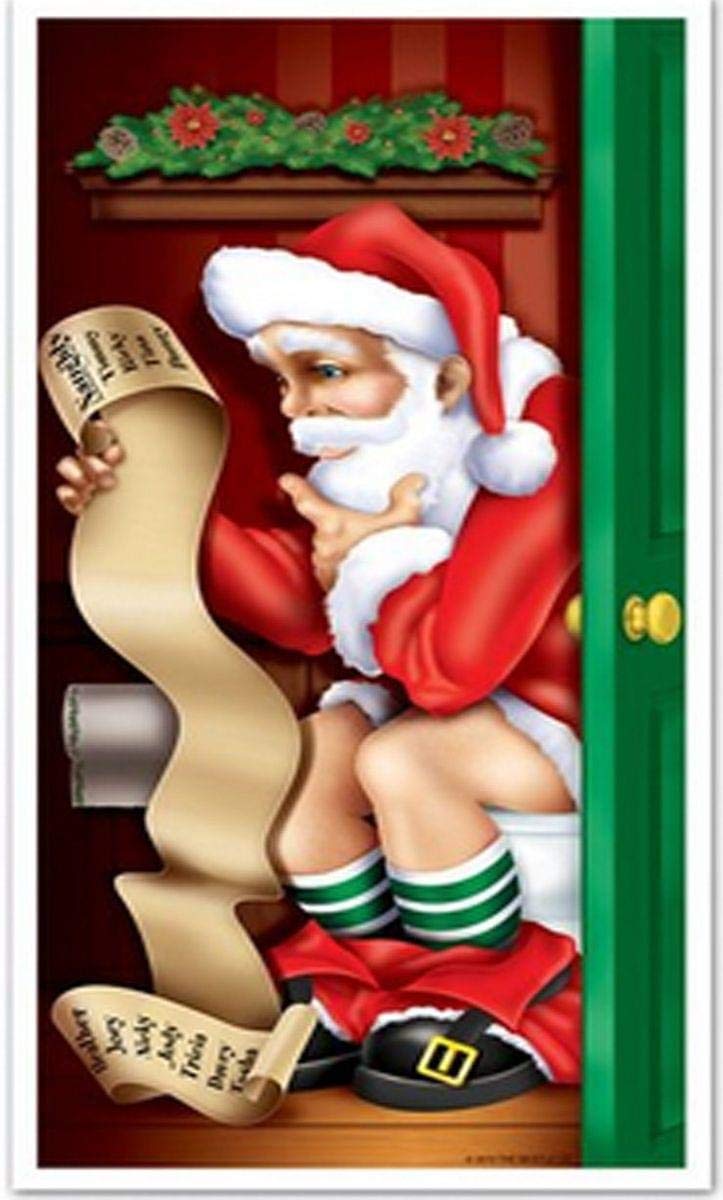 Copriwater natalizio a forma di vecchio senza volto, decorazione per il bagno, regalo di Natale creativo, accessori natalizi per il bagno, rosso | Leroy Merlin