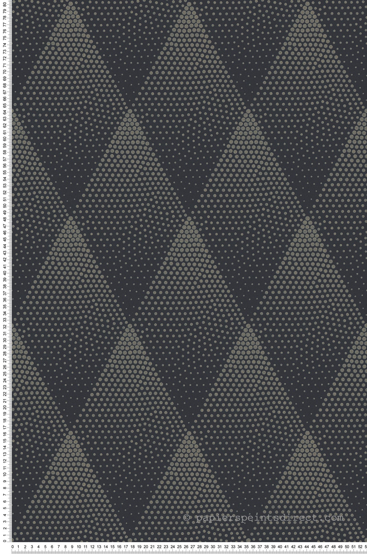 Tapeta motyw graficzny złotymIczarnym - 53 cm x 10.05 m - LIVINGWALLS