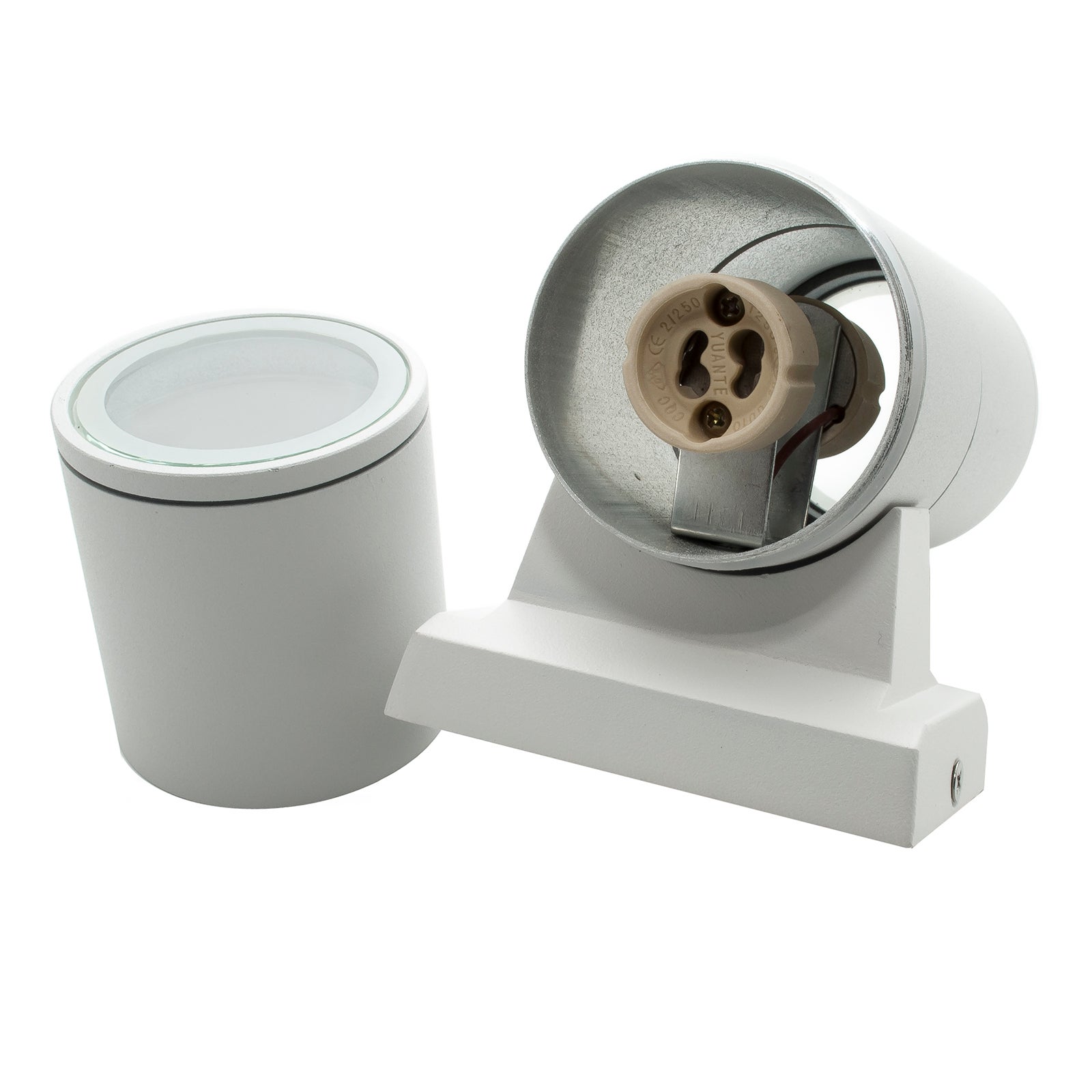 Spot LED 6W multicolore encastré 6cm rond blanc argenté GU10 effets lumineux colorés 230V RGBW LIGHT 3000K WHITE - 2