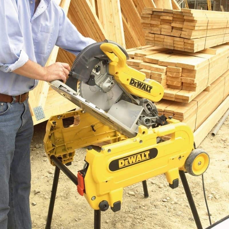 Scie combinée table et à onglet 2000 W Ø305 mm - DEWALT D27107-QS - 6