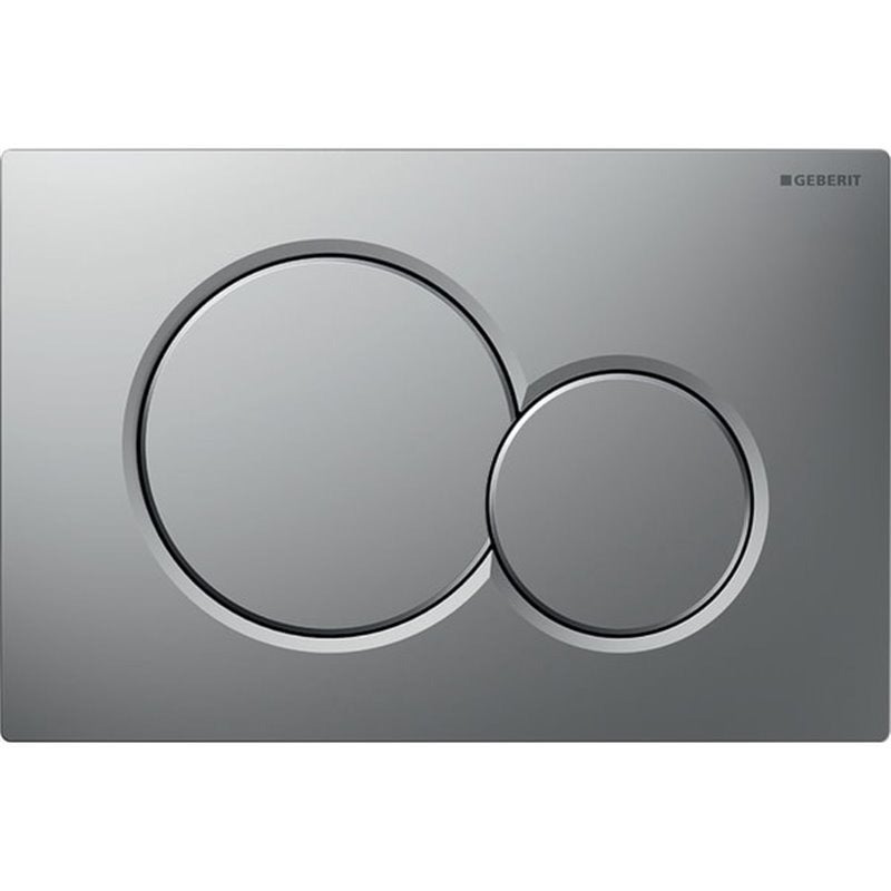 Geberit Sigma01 placas de acionamento para descarga dupla, redonda, 115.770.JQ.5, Cor: cromado mate - 5