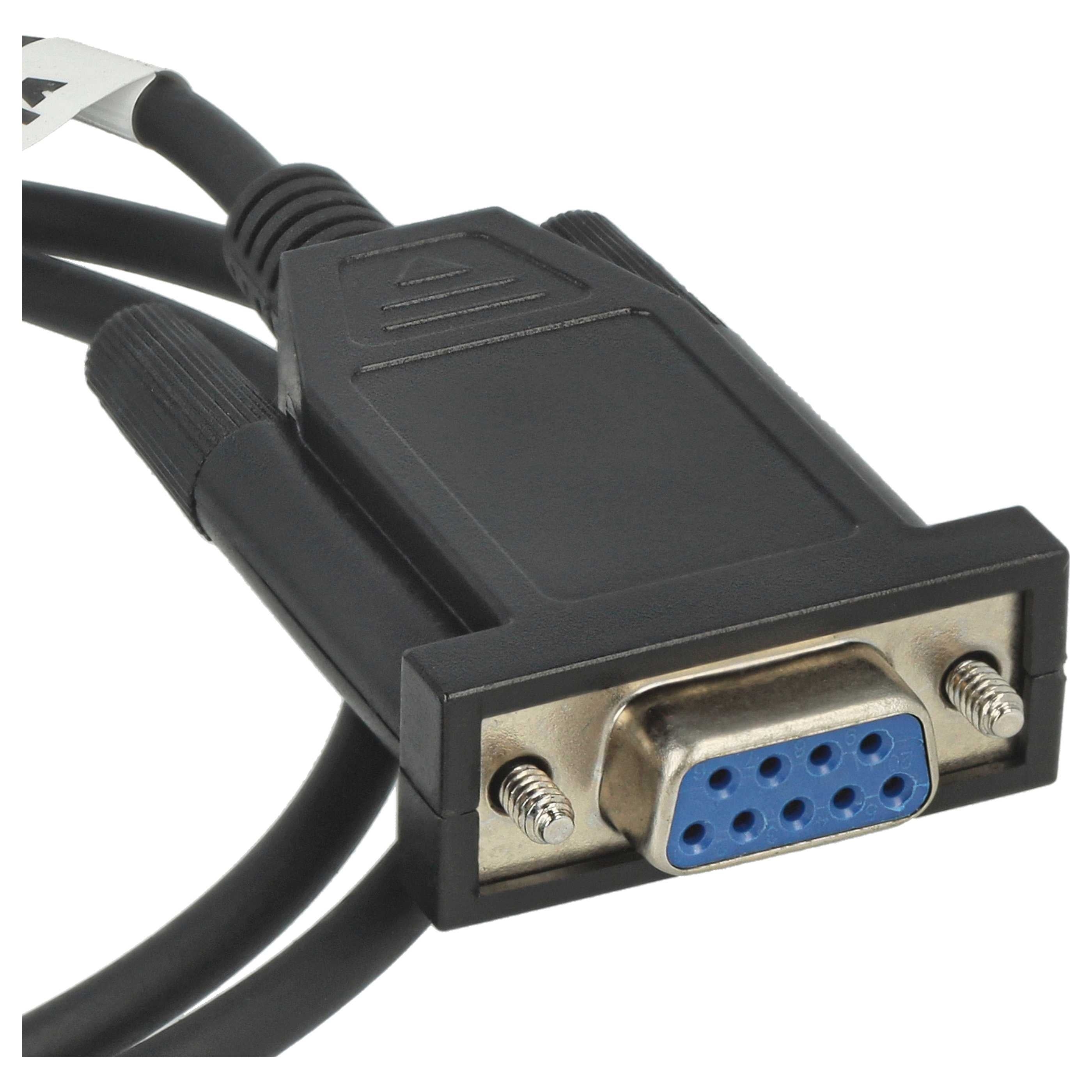 vhbw Câble adaptateur série RS-232 compatible avec Motorola HT1100, JT1000, MT2000, MT2100, MTP200, MTP300, MTS2000 appareils radio - Câble, noir - 4