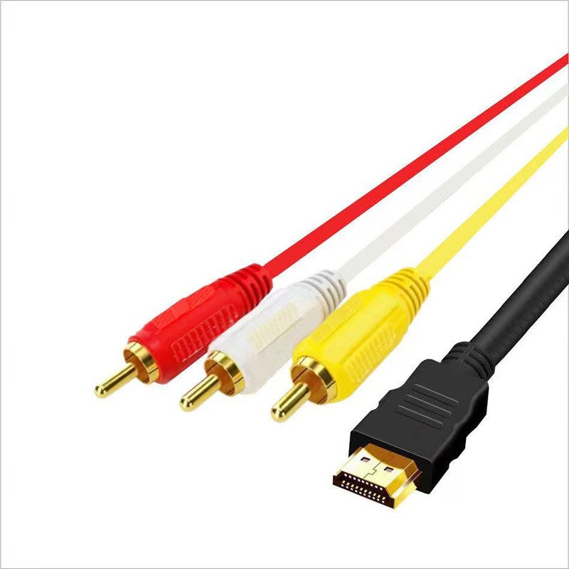 Câble HDMI vers AV, câble HDMI vers RCA 1,5 m, adaptateur audio