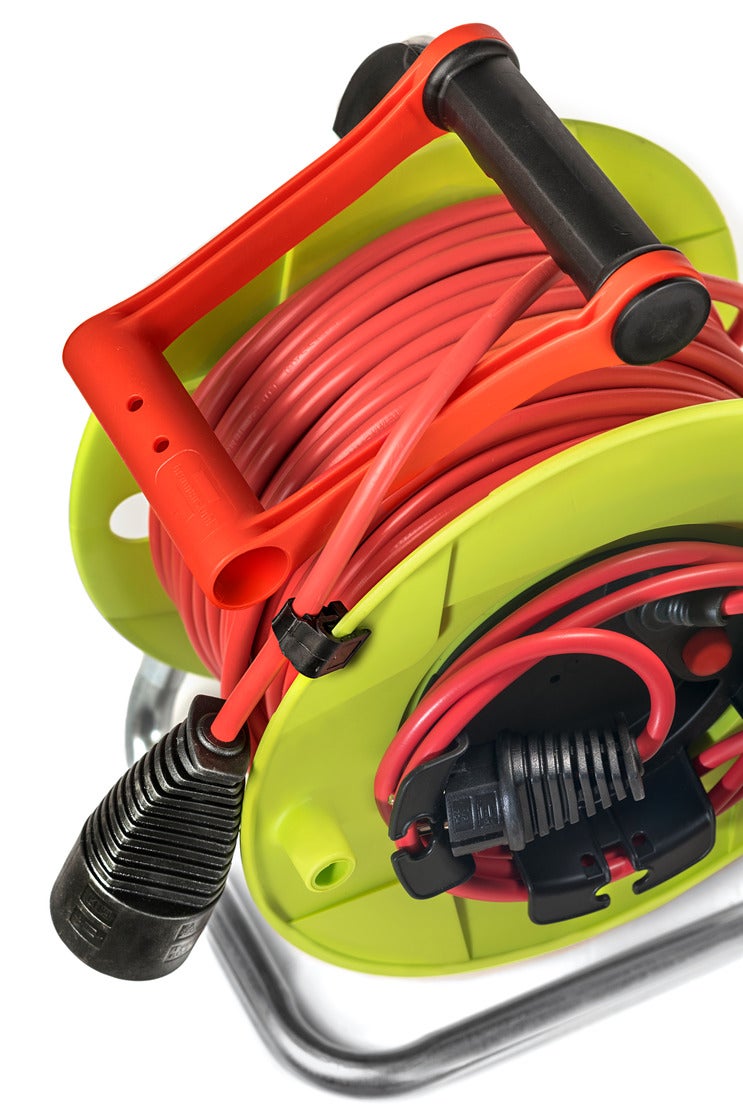 Enrouleur de câble Standard SM1 avec fiche, prolongateur et rallonge 1,5m - H05VV-F 3G1,5 48,5 + 1,5m - 2