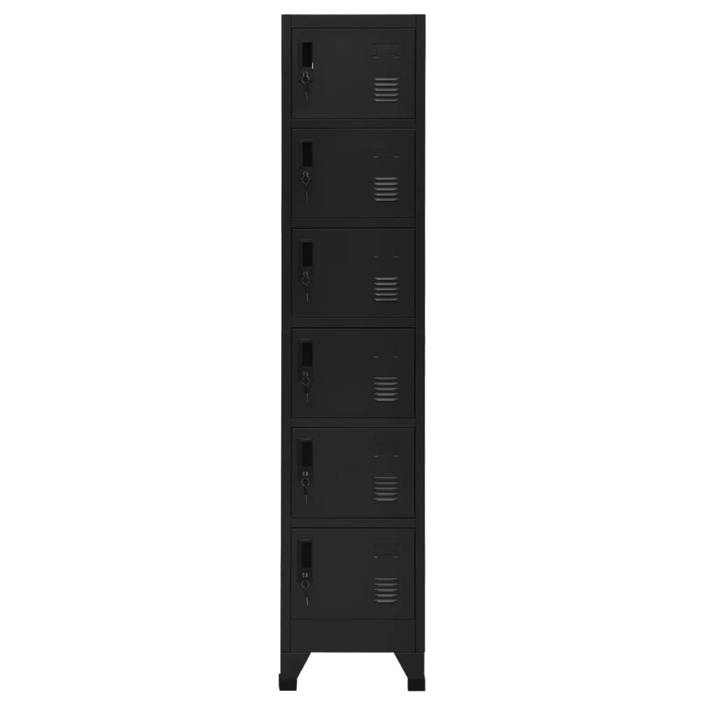 Casier en acier noir 38x40x180 cm | Leroy Merlin
