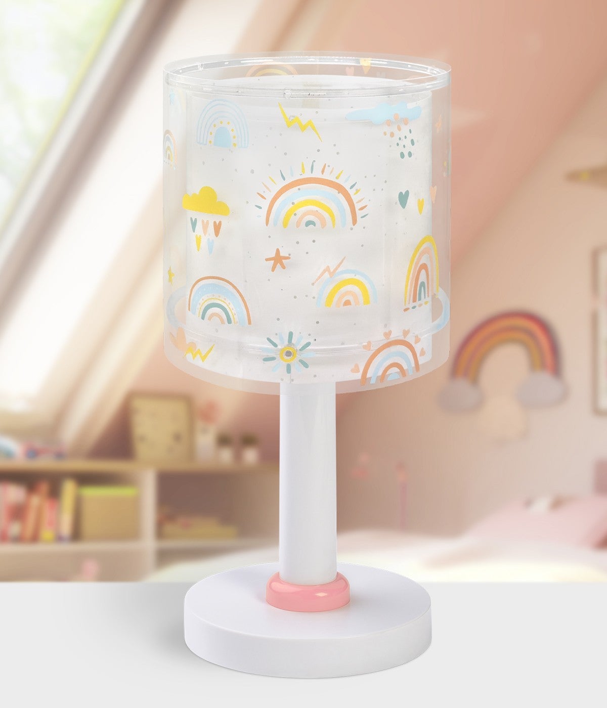 Lámpara De Mesa Infantil Little Unicorn Pequeño Unicornio