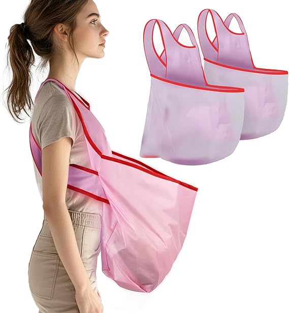 Tablier De Lessive Avec Grande Poche – Porte-linge Sans Manches – Réutilisable Jusqu'à 10 Kg – Idéal Ménage Et Séchage