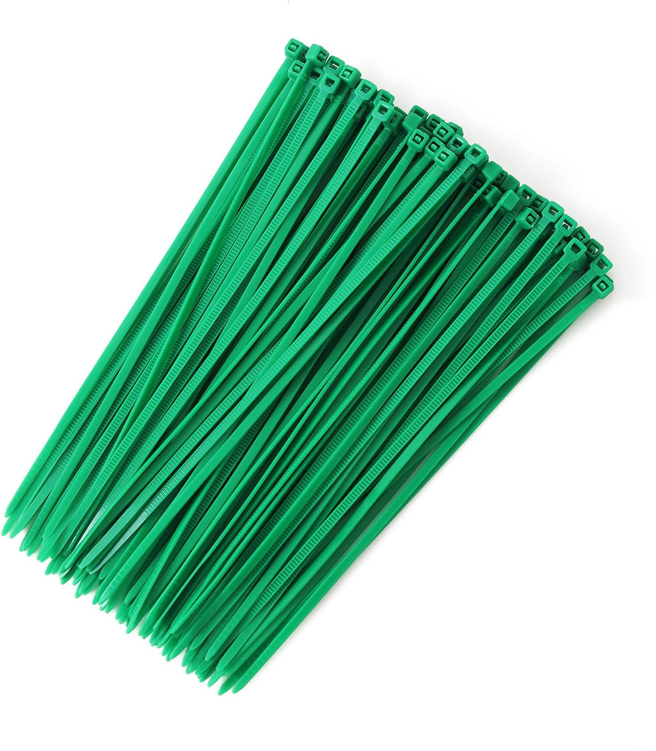 Opaski zaciskowe nylonowe, samozaciskowe, zielone, 200 x 3,6 mm (100 szt.)