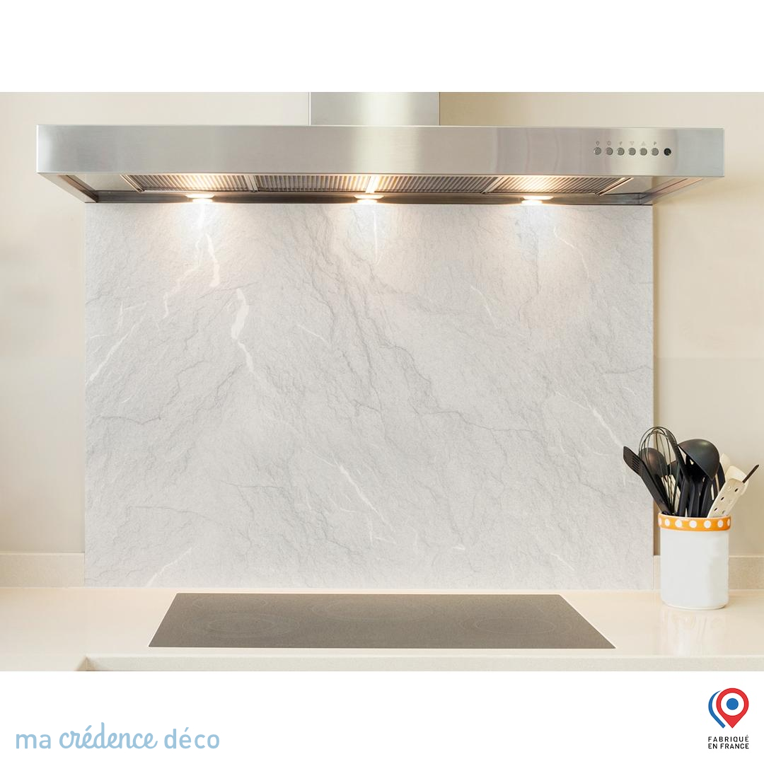 Crédence Cuisine Verre Trempé Noir 70x40cm - Protection Éclaboussures Tomostar