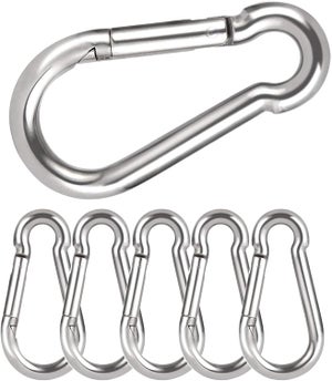 Set 15 Moschettoni In Alluminio A Molla – Colorati, Leggeri E Multifunzione Per Chiavi, Campeggio E Outdoor - 6